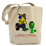 100% cotton Tote bag with robot on it